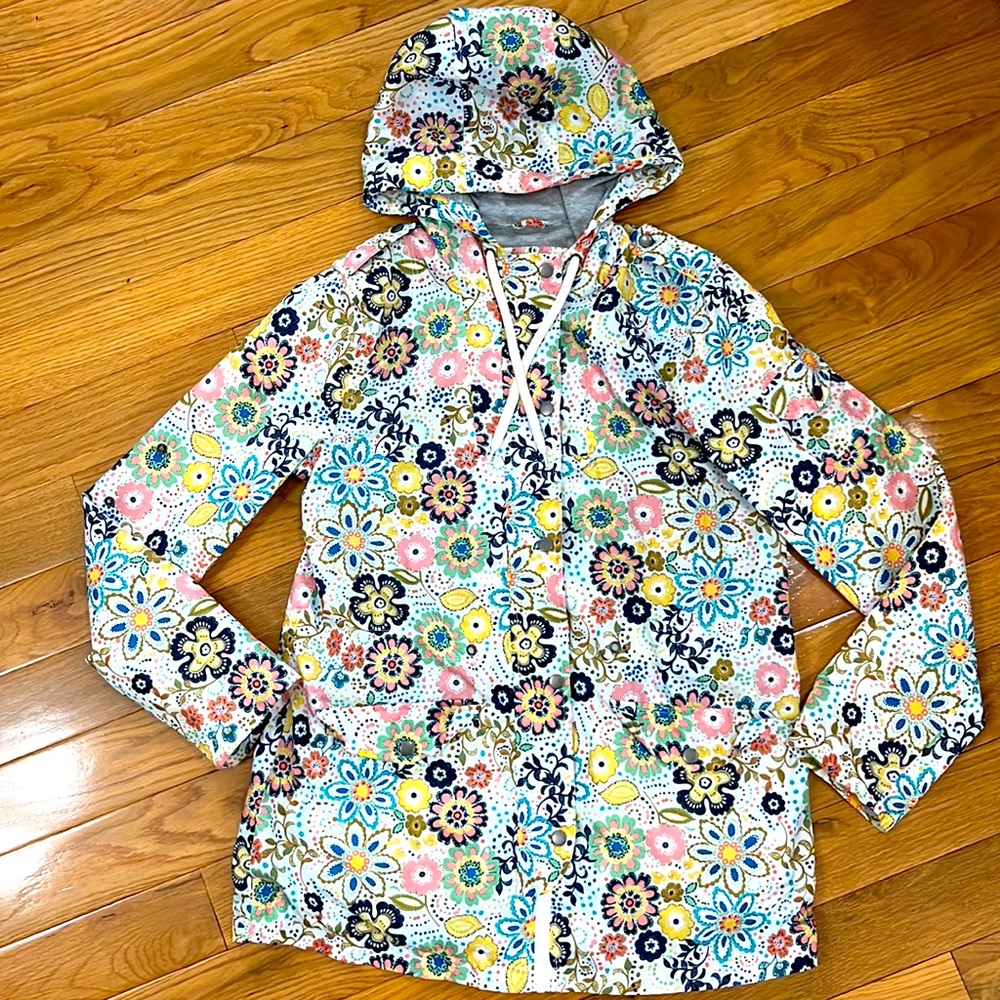 Raincoat Floral Print